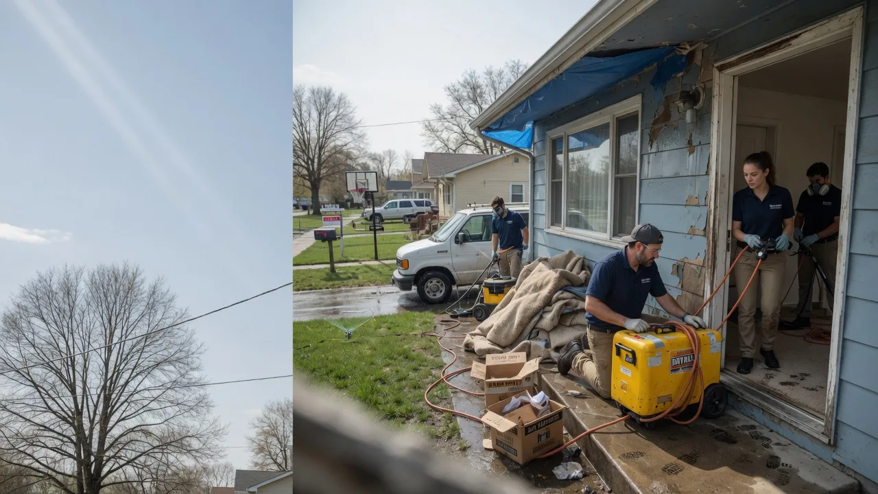 Basement Flood Cleanup in Peggs, OK near me